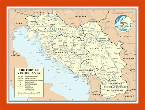 Political Map Of Yugoslavia Maps Of Yugoslavia Maps Of Europe 