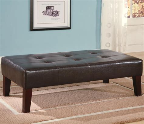 You can even use a small rectangular leather ottoman in the bedroom as a convenient spot to remove shoes and stash extra bed linens. 10 Best Rectangular Leather Ottoman Coffee Table