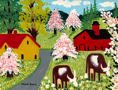The Idiosyncratic Paintings Of Maud Lewis A Beloved Canadian Folk