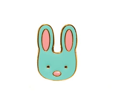 Bunny Enamel Pin Brooches And Pins Enamel Pins Acorn And Will