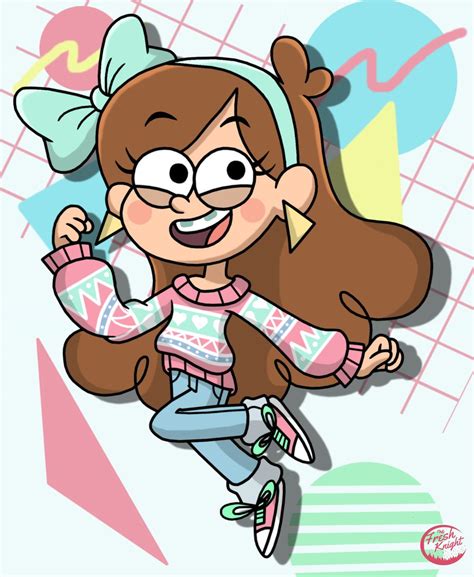 Aesthetic 80s Mabel By Thefreshknight Cute Drawings Gravity Falls
