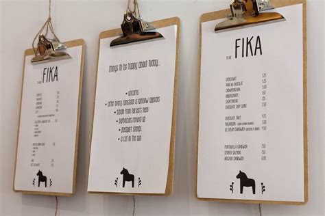 Clipboard Menus Are A Great Easy Way To Get Your Menu Out There Photo By Renee S Coffee Shop