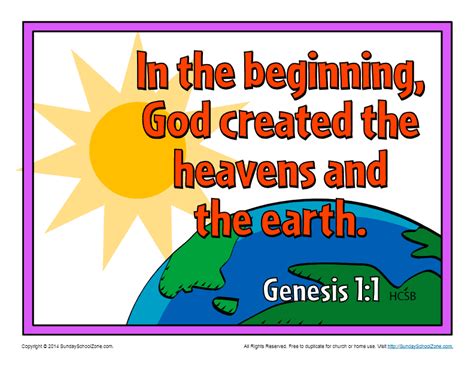 Genesis 11 In The Beginning God Created The Heavens And The Earth