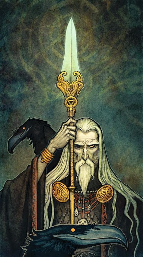 Odin Art By Johan Egerkrans Norse