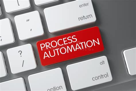 Process Automation On The Gears Stock Illustration Illustration Of
