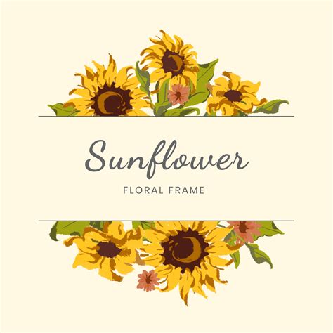 Sunflower Wreath Download Free Vectors Clipart Graphics And Vector Art