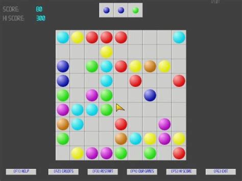 Click to select an orb then click on empty tile to move selected orb to the new space. Color lines classic - Freegamearchive.com