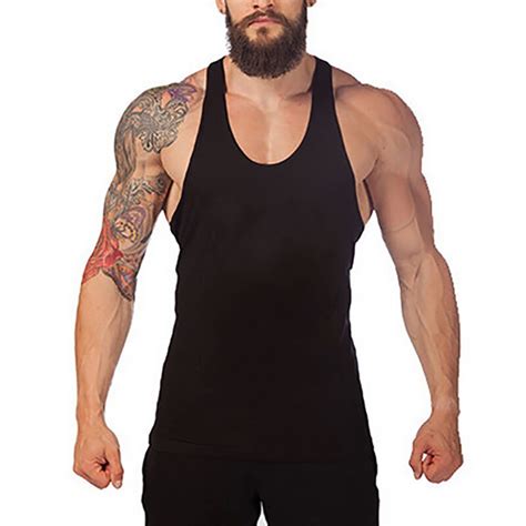 Muscleguys Bodybuilding Brand Tank Top Men Gyms Stringer Tanktop Fitness Singlet Sleeveless