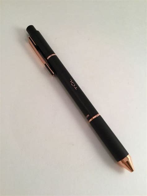 Tul Retractable Pen Ballpoint Black Rose Gold Limited Edition Med 10