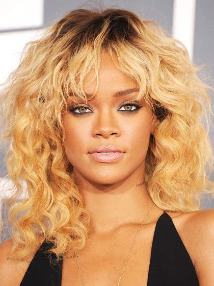 Rihanna Curly Haircut Pampermy