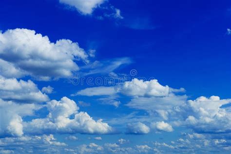Cloudy Blue Skies Stock Photo Image Of Blue Clouds 27876856