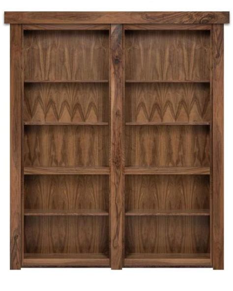 Flush Mount Bookcase French Murphy Doors Wallbeds N More Reno