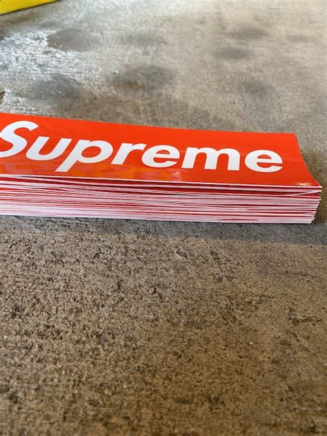 Supreme Supreme Box Logo Sticker Brick Grailed