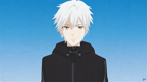 Cool White Hair Anime Boy Wallpaper