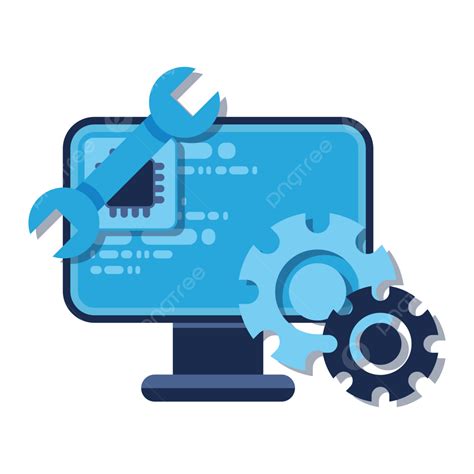 Computer Repair Vector Png Clipart Full Size Clipart