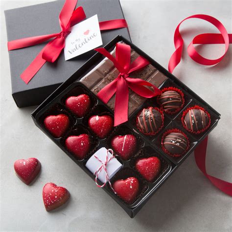 Valentines Chocolate Selection Box With Secret Message By Quirky T