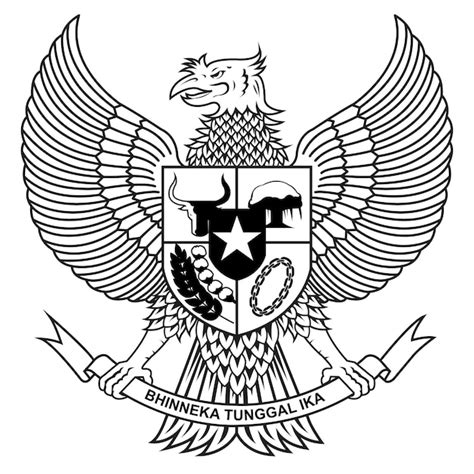 Premium Vector Vector Symbol Of The Indonesian State Garuda Pancasila