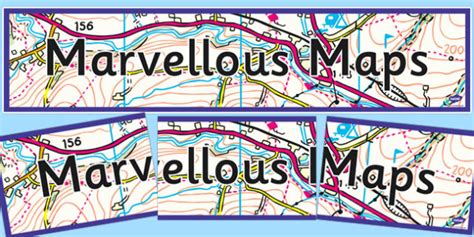 Marvellous Maps Display Banner Creat De Profesori