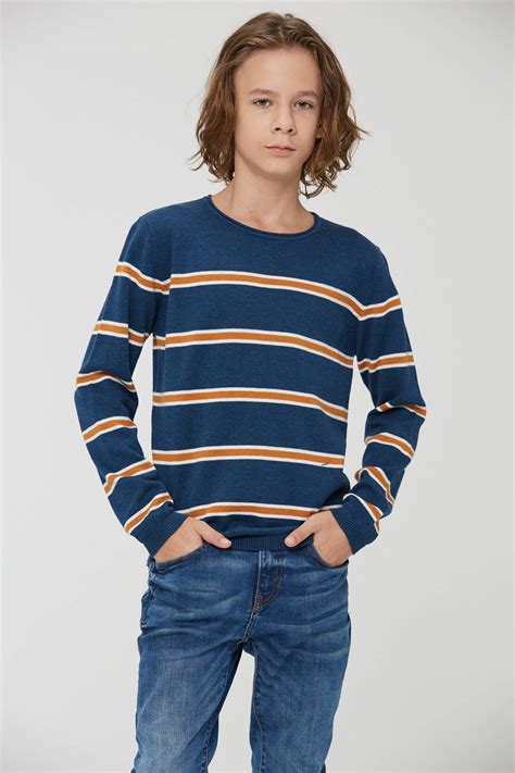 Boys Knitted Long Sleeve Sweater
