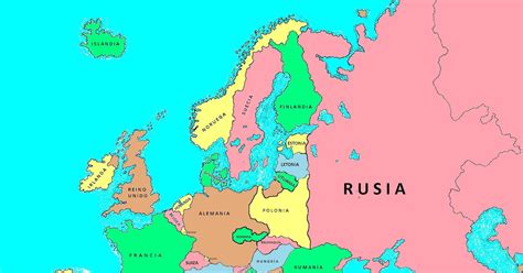 Pizarra De Colores Mapa Interactivo Europa