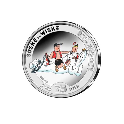 Via le site web masante.belgique.be. Belgien 5 Euro Münze - 75 Jahre Suske und Wiske 2020 ...