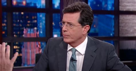 stephen colbert s guest said the host would ve been fired by comedy central for his interview