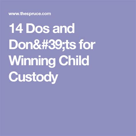 How To Win You Child Custody Court Case Child Custody Child Custody