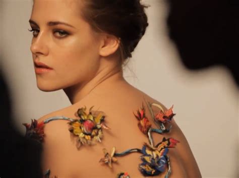 Kristen Stewart Goes Topless In Behind The Scenes Video For Balenciaga