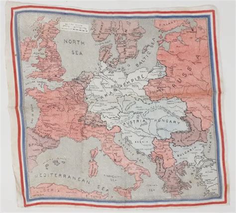 Pre World War 1 Map Of Europe For Sale Picclick Uk