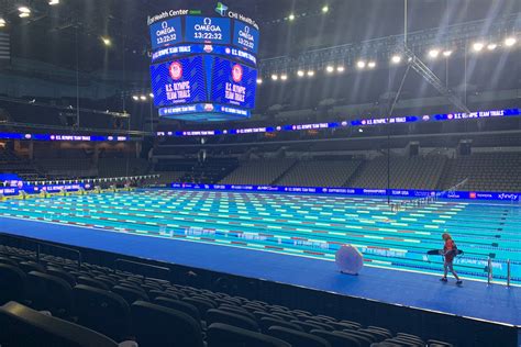Temporary Aquatics Center Erected For Us Olympic Swimming Trials