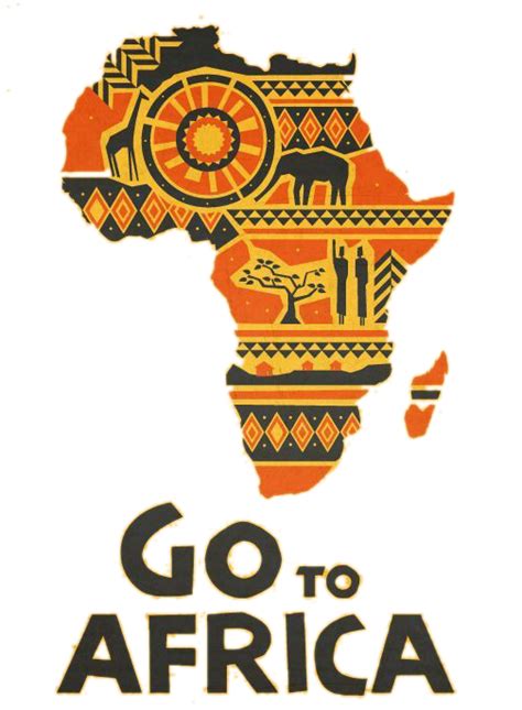 Download Graphic Poster Africa Design Text Orange South Hq Png Image