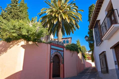 Albaicin Of Granada Arabic District In Spain Stock Photo Image Of
