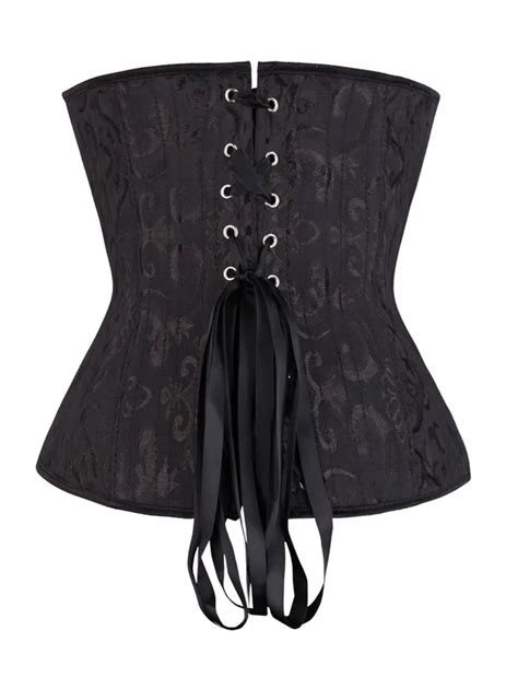Gothic Woman Corsets Naked Breast Slim Lingerie With Lace Ribbon 26 Steel Boned Corset Buy