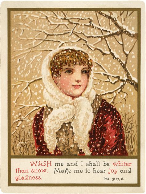 Vintage Snow Lady Image Christmas The Graphics Fairy