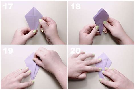 Traditional Origami Lily Flower Instructions