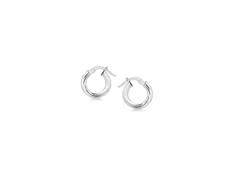 2.1cm / 0.83 nickel tested for hygiene reasons, earrings cannot be returned. Small Twisted Motif Hoop Earrings in Sterling Silver ...
