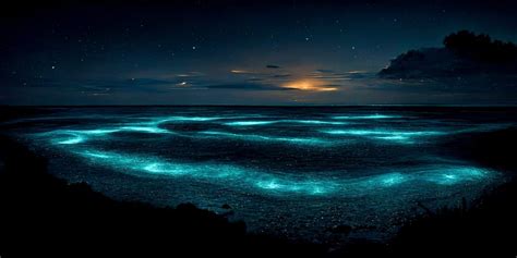 Beaming Bioluminescent Bay Grand Cayman 1000s Organisms