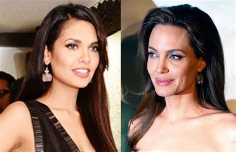 8 Esha Gupta And Angelina Jolie 18 Bollywood Celebrities Who Look Like Other Celebrities
