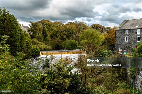 The River Bush Running Through The Village Of Bushmills Which Is World