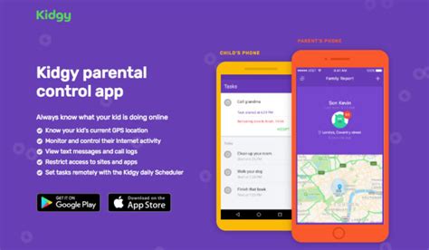 Setup iphone and ipad parental controls. Kidgy - Parental control app review - AppsListo