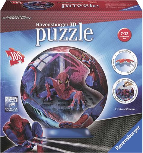 Ravensburger 12229 Spider Man 108 Teile Puzzleball Amazonde