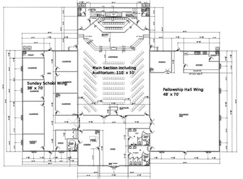 Church Floor Plans With Fellowship Hall Review Home Co