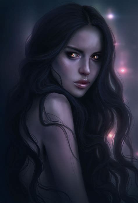 Lights By Pytonpyton On Deviantart Fantasy Art Women Digital Art Girl Vampire Art