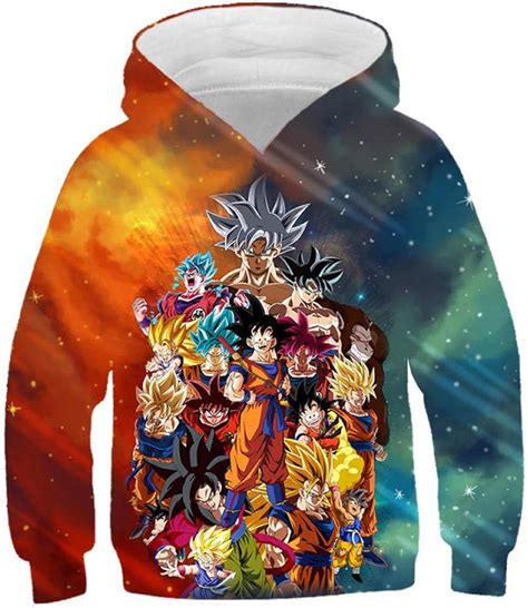 Anime Hooded Sweatshirt For Boys And Girls Unisex Sport Frame With