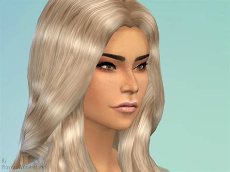 Sims 4 Hairs The Sims Resource Long Wavy Hairstyle Retextured