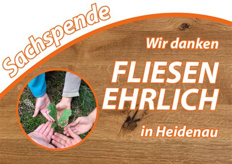 Entstehende probleme in bestimmten bereichen bereits im vorfeld erkannt und dem laien erklärt sowie alternativen aufgezeigt. Ein großes Dankeschön! - FLIESEN-EHRLICH Heidenau spendet ...