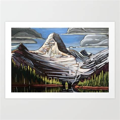 Mount Assiniboine Art Print By Anders Petersen Society6