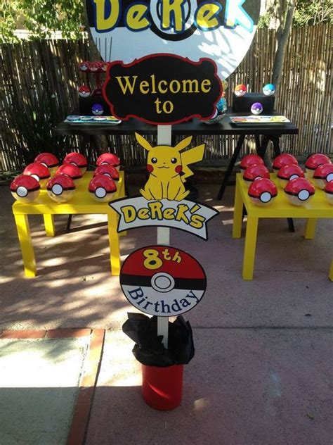 Decoraciones Para Fiestas Infantiles De Niños Pokemon Themed Party