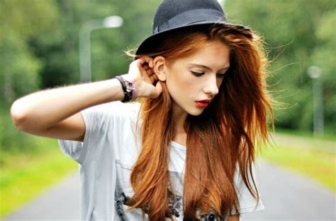 Ebba Zingmark Swedish Fashion Strawberry Blonde Shades Of Red Redheads Hair Beauty