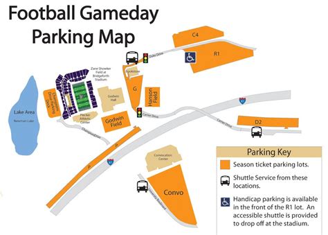 Football Parking Map For Jmu Football 2012 —official Web